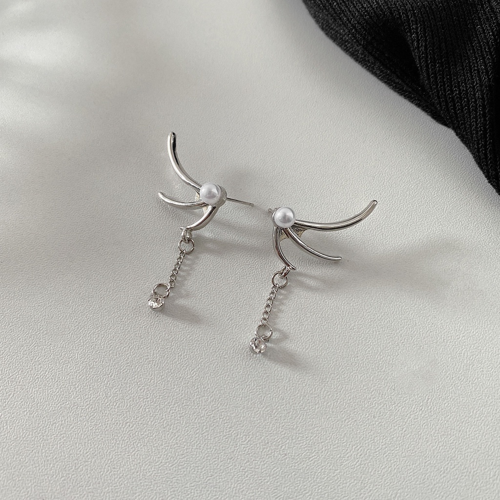 Bông Tai Hình Đôi Cánh Đơn Giản Phong Cách Harajuku Hàn Quốc 19A1660