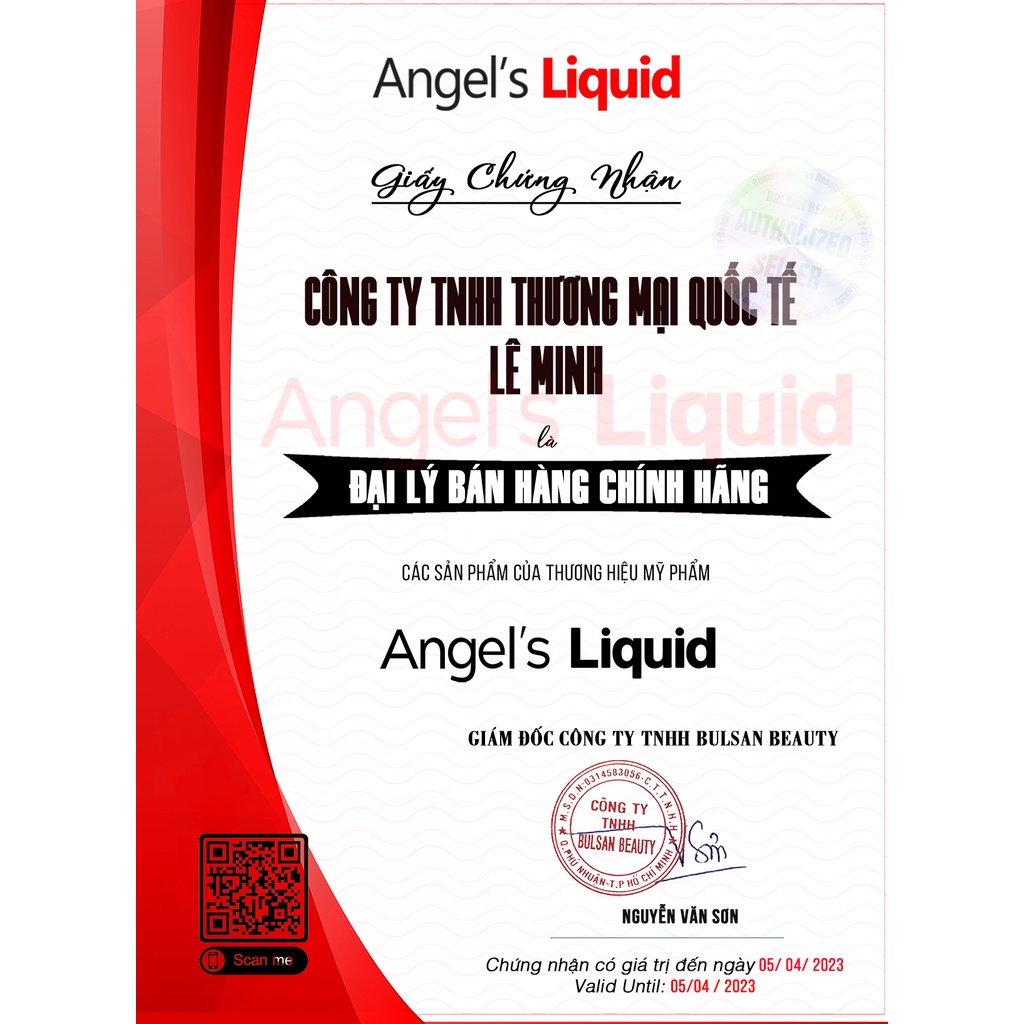 [PHIÊN BẢN NÂNG CẤP] Xịt Giảm Mụn Lưng Sáng Da Cơ Thể Angel's Liquid Glutathione+ Spot Care Body Mist 150ml