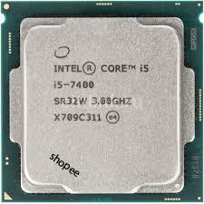 CPU intel I5 - 7500+7400 Tray không box+tản