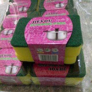 Combo 2 miếng mút rửa chén - 2 MẶT CƯỚC XANH VÀ MÚT
