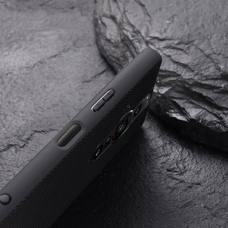 Ốp Điện Thoại Vải Canvas Cứng Chống Dấu Vân Tay Cho Sony Xperia Pro I XperiaPro