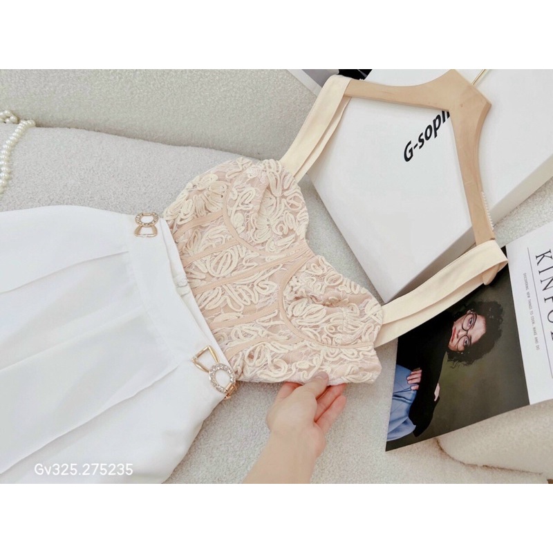 G1- sét áo ren quần loe GV326, GV325