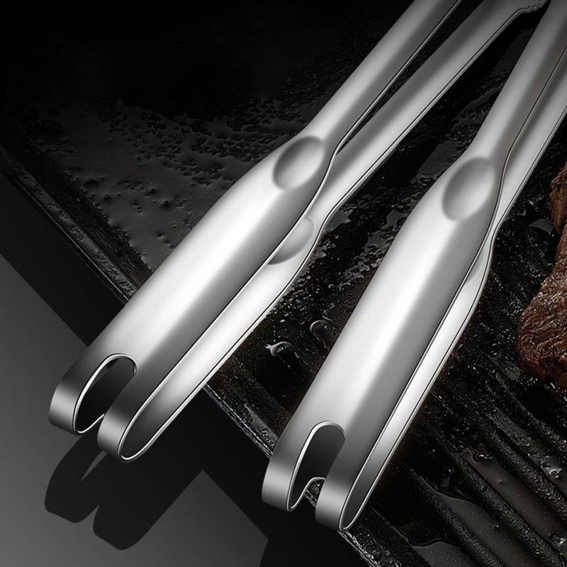 Kẹp Gắp Đồ Nướng Bbq Bằng Thép Không Gỉ Thiết Kế Nhỏ Gọn Tiện Dụng Cho Nhà Bếp