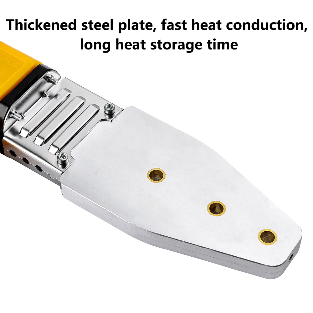EKEZ Máy hàn ống nhựa chịu nhiệt PP-R, PE, PPC 20-63mm,1200W, tản nhiệt mang cá AC 220V Tự động chỉnh nhiệt