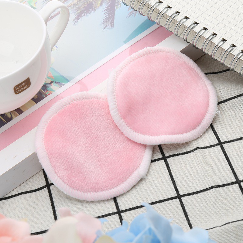 Bộ bông tẩy trang bằng sợi vải nhung tre mềm mịn giặt được & tái chế được | BigBuy360 - bigbuy360.vn