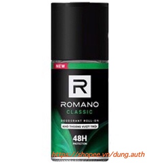 Lăn Khử Mùi 50ml Romano đủ mùi