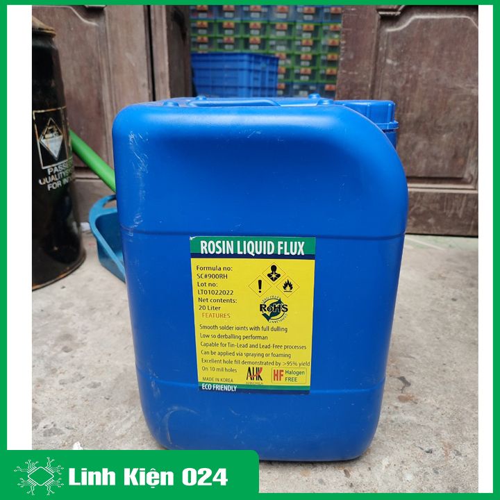 Dung dịch trợ hàn Rosin Liquid Flux 100ml, 300ml, 400ml, 500ml không chứa chì hàng Hàn Quốc