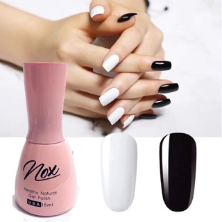 Sơn Gel Trắng-Đen Đậm Đặc Sơn 1 lớp lên màu(Hàng Nox hịn)