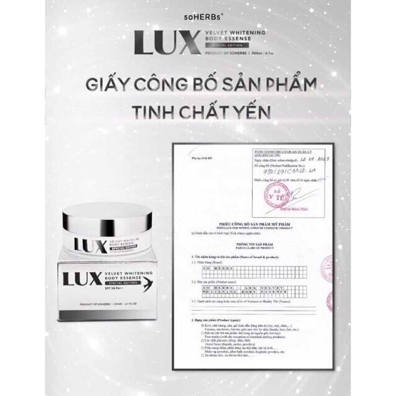 BODY LUX PLUS LUX+ CHUYÊN SÂU RETINOL và B3