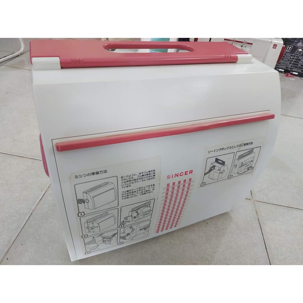 Máy Khâu Gia Đình Nhật Singer Stich Quick - May Cơ Bản - Có Vali Đựng Siêu Xinh - Ổ Máy Công Nghiệp - Màu Hồng Và Xanh