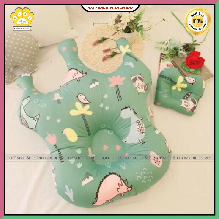 Gối chống trào ngược hình vương miện tặng kèm gối