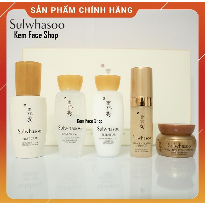 [no box]Set mini 5sp thiết yếu Sulwhasoo