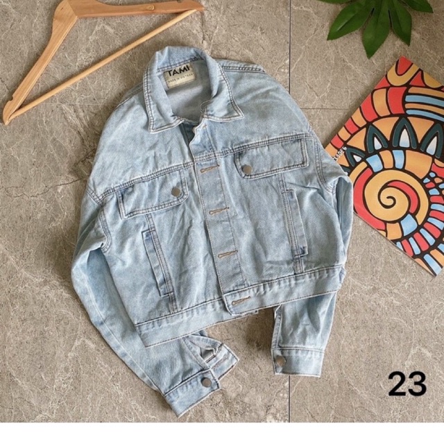 ÁO KHOÁC JEANS LỬNG NỮ VNXK ✈️FREESHIP Áo Khoác ngắn Nữ Áo Jeans Nữ croptop 2 màu