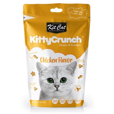[Mã PET50K giảm Giảm 10% - Tối đa 50K đơn từ 250K] Snack Bánh Thưởng Cho Mèo Kittat Kitty Crunch 60g