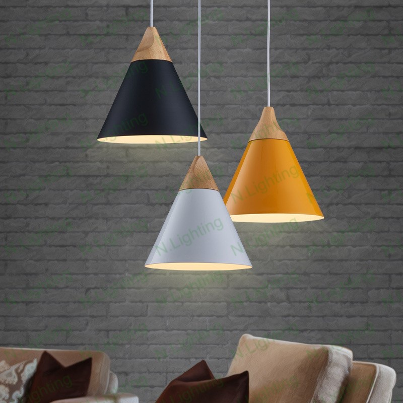 Bộ 3 đèn thả led trang trí bàn ăn, phòng khách, quán cafe, shop phong cách hiện đại