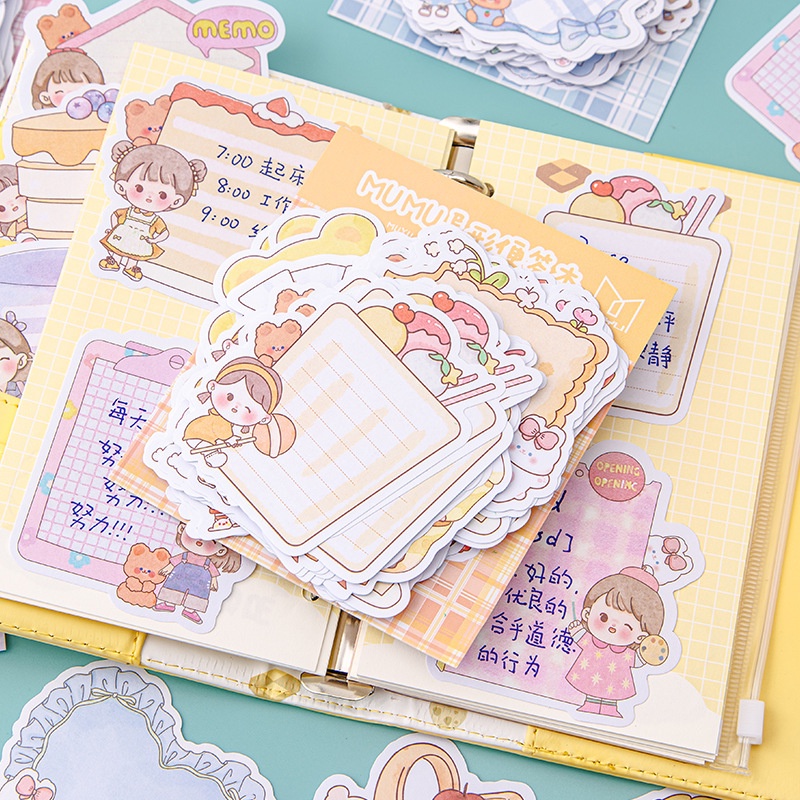 Set 100 Giấy Ghi Chú Không Dính Họa Tiết Trái Cây Dễ Thương