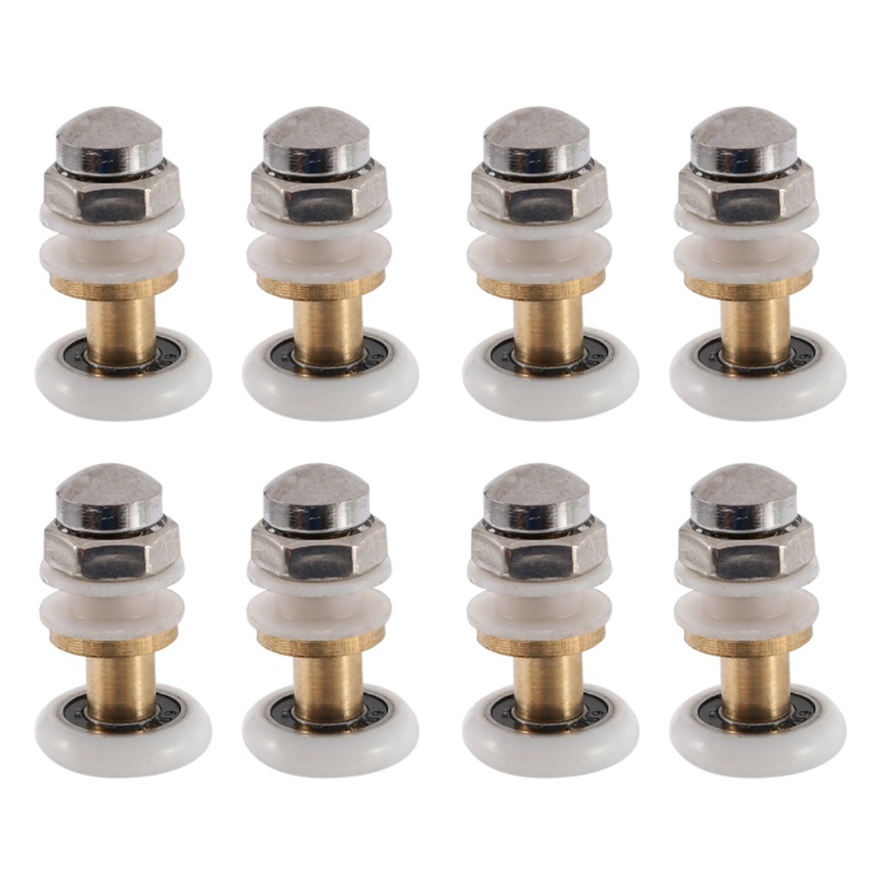 Bộ 8 Con Lăn Cửa Kính Nhà Tắm 20mm Siêu Mỏng