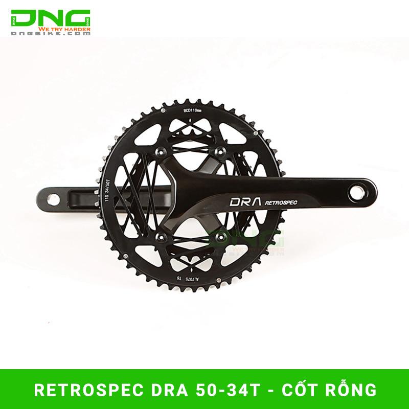 Giò dĩa xe đạp RETROSPEC DRA 50-34T kèm BB2441