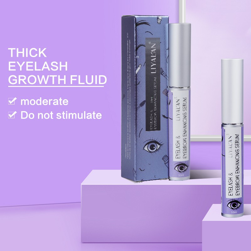 Serum kích thích mọc lông mi LIYALAN hữu cơ 3.5ml