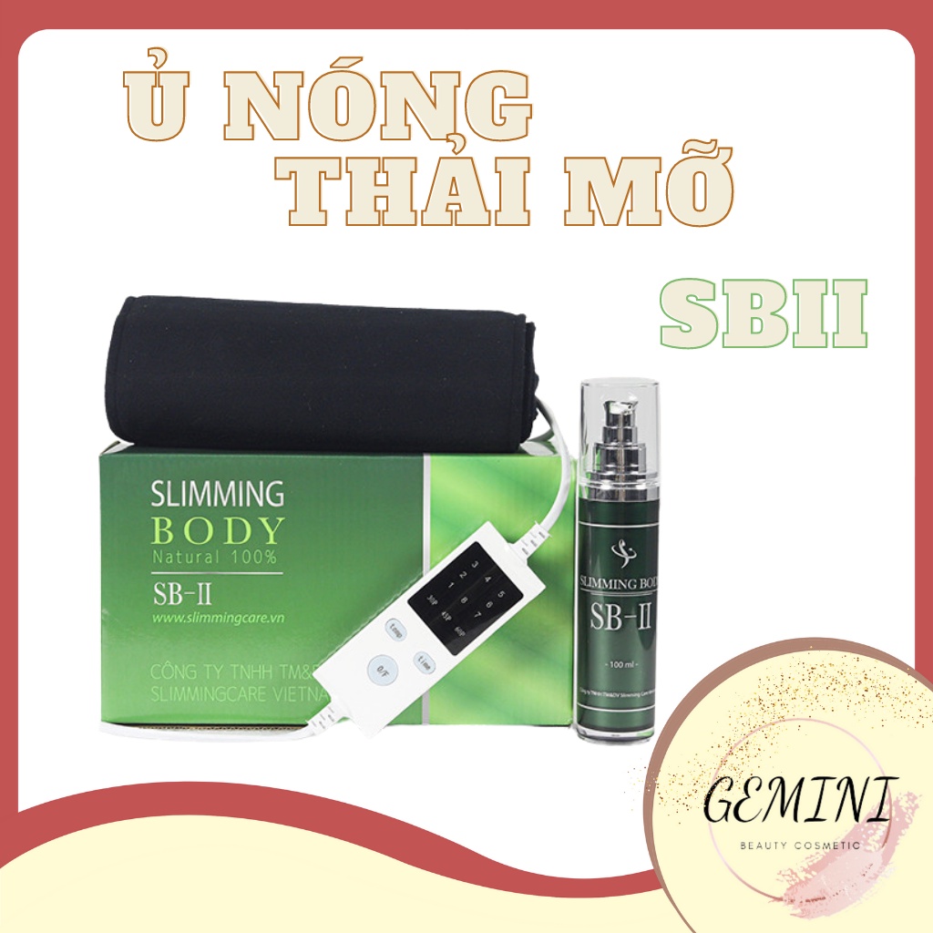 Bộ đai ủ nóng Slimming Body 2 SB2 cải tiến - Đánh bay mỡ thừa ( chính hãng )
