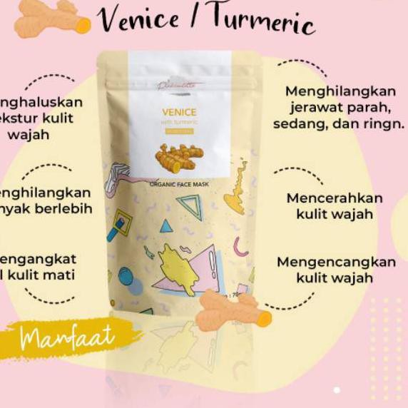 (Hàng Mới Về) Mặt Nạ Tourmeric Venice Facemask By Pinkroulette 5.5 | BigBuy360 - bigbuy360.vn