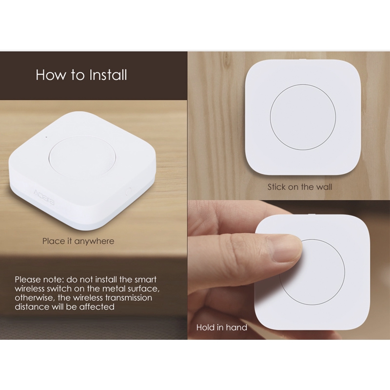 Cảm biến cửa không dây Aqara Wireless Mini Switch