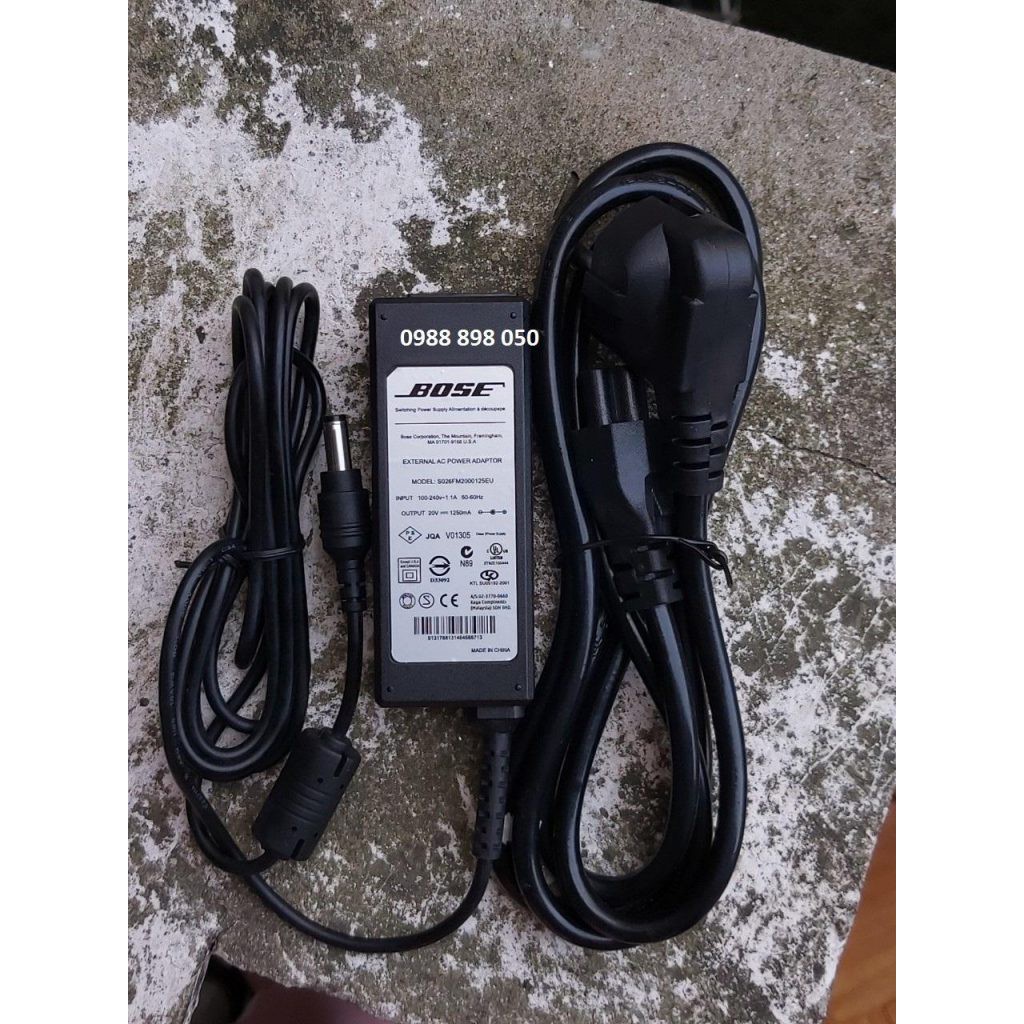 SẠC LOA BOSE S026FM2000125 20V-1250MA