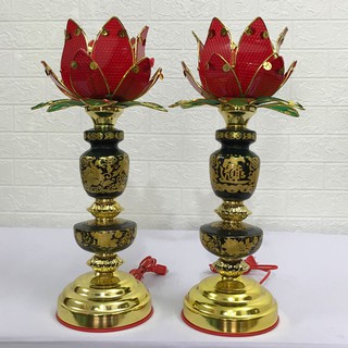 Đèn thờ điện hoa sen