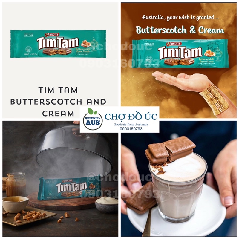 Bánh quy phủ chocolate TimTam 🍫 nhập Úc 🇦🇺 đặc sản biểu tượng nước Úc
