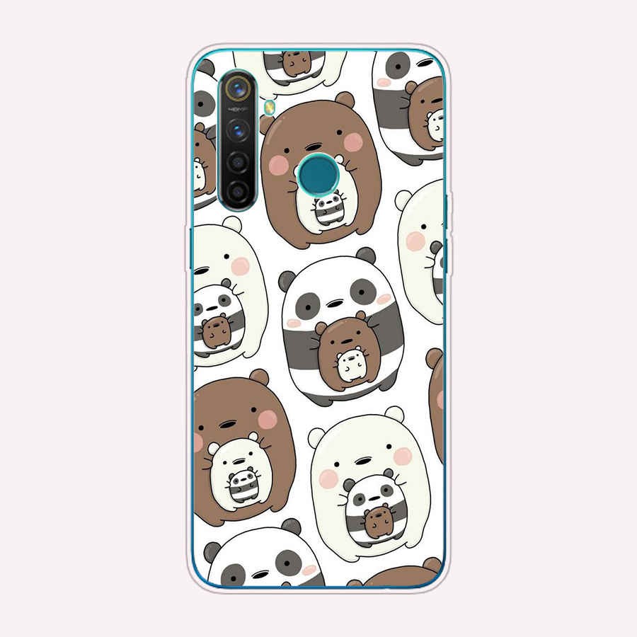 Ốp silicon Mềm In Hình We Bare Bears Cho Oppo Realme 6 Pro / 5 Pro / 5i / 6i / 3 / C11