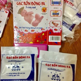 Băng rốn gạc rốn Đông Pha ( 1 hộp 3 chiếc) .