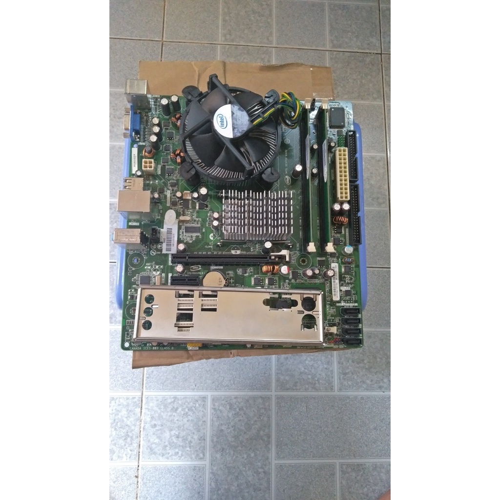Combo Main INTEL G31 CPU E7500 RAM 2GB dùng cho PC hay máy CNC