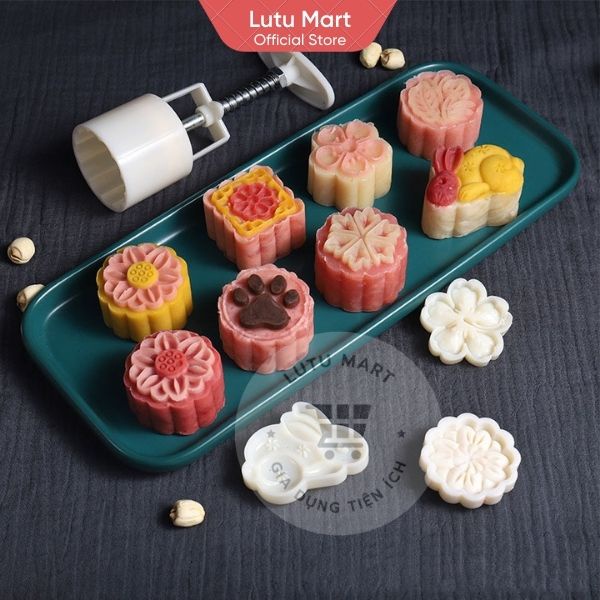 Khuôn Làm Bánh Trung Thu 50Gr, 100Gr - Lutu Mart