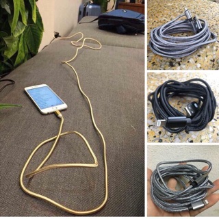 Dây sạc iphone,samsung,oppo... dài 3 mét