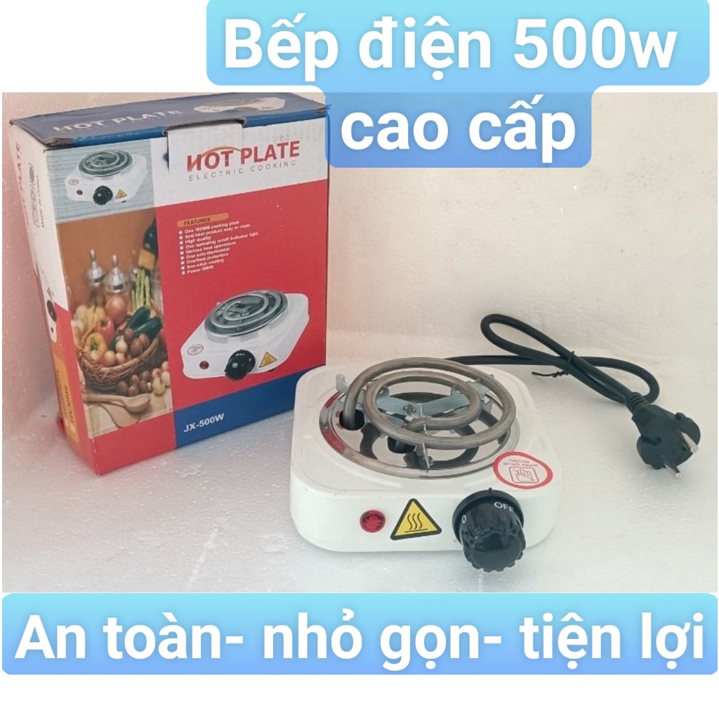 Bếp hơ lá trầu cho bé,  bếp điện mini 500w-1000W bếp xông sau sinh - Bảo hành 6 tháng