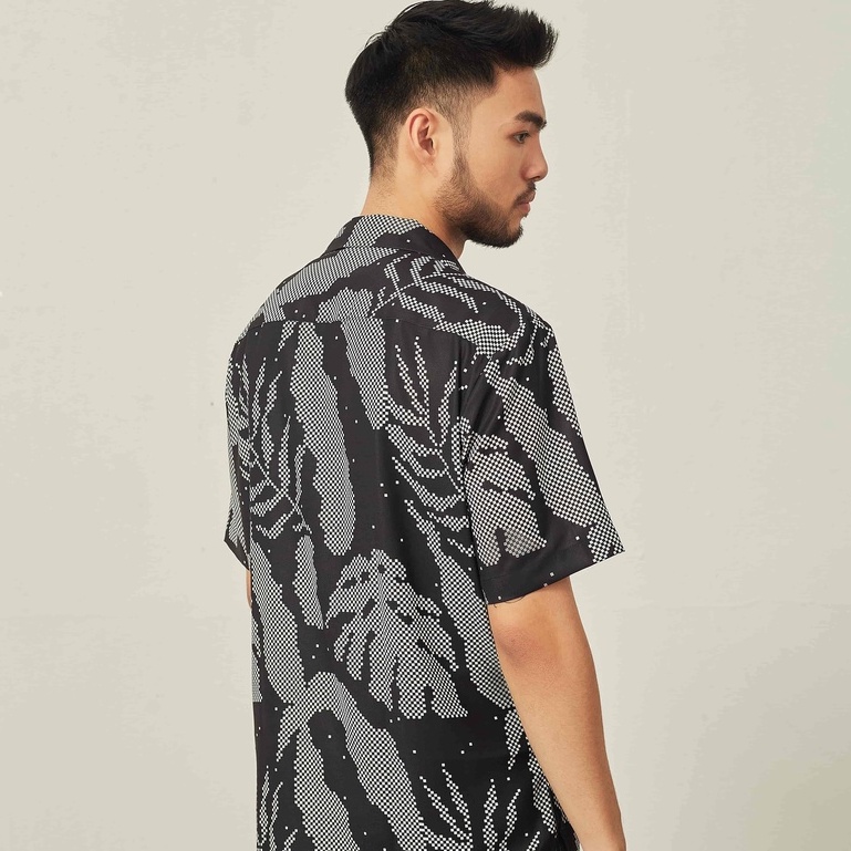 [Mã BMLTA35 giảm đến 35K đơn 99K] Áo sơ mi ngắn tay nam mềm mịn Highway (Menswear) Floral Pixels