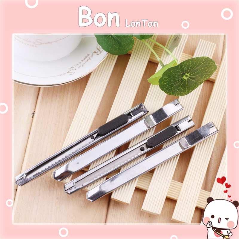 Dao Dọc Giấy Vỏ Inox mini - Dao dọc giấy nhỏ gọn tiện lợi