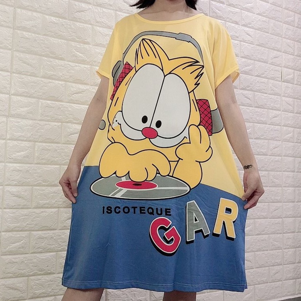 Đầm Ngủ Dáng Rộng Thoải Mái Dễ Thương Bigsize mặc ở nhà A02 | BigBuy360 - bigbuy360.vn