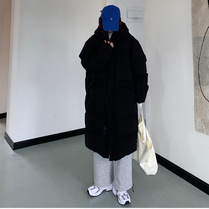 Áo khoác phao dáng dài kiểu dáng thời trang phong cách Hàn Quốc cho nữ 2020 | BigBuy360 - bigbuy360.vn