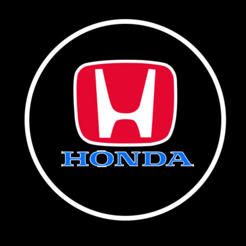 Honda Set 2 Đèn Chiếu Logo Không Dây Gắn Cửa Xe Ô Tô accord city civic cr-v hr-v jazz odyssey