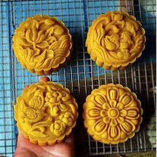 Khuôn Trung Thu 150g Hoa Văn 4 Mặt 2020