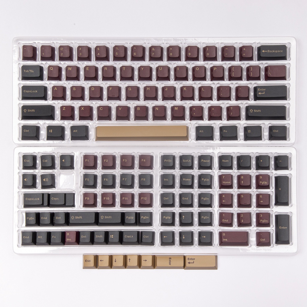 Red Samurai keycap Double shot Cherry/OEM Profile pbt Fit 61 68 84 87 100 104 layout keyboard