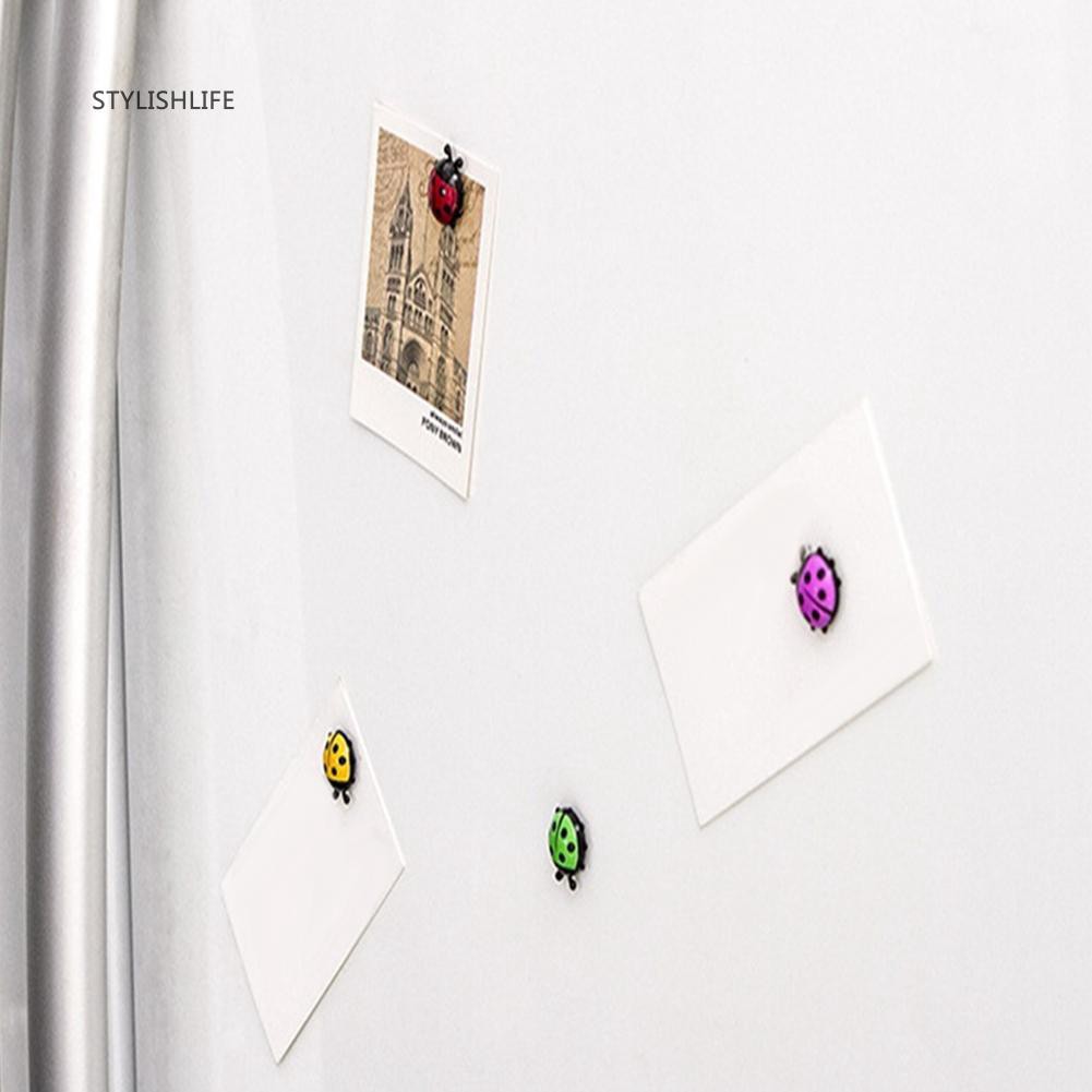 6 cục nam châm hình bọ rùa dễ thương gắn tủ lạnh