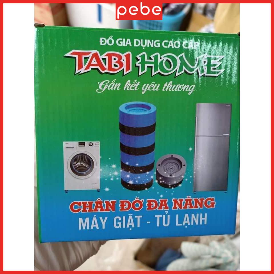 Chống rung máy giặt Tabihome bộ 4 miếng đệm cao su lót chân máy giặt chống rung chống ồn