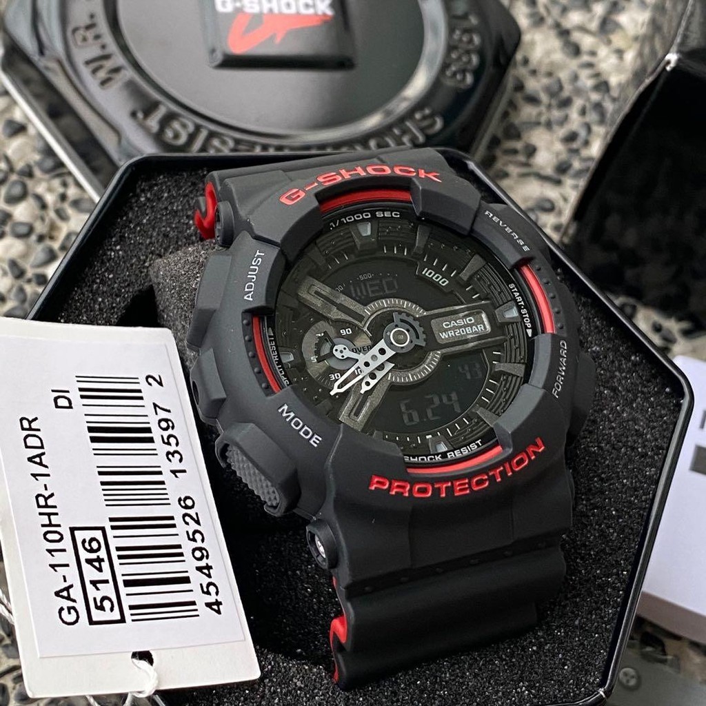 Đồng Hồ Casio Nam Dây Nhựa G-SHOCK GA-110HR-1ADR Chính Hãng