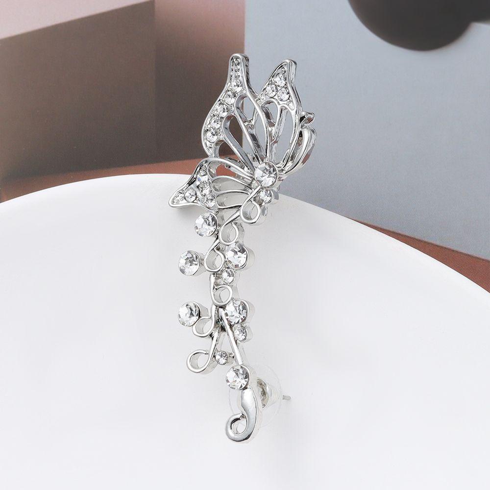 Khuyên Vành Tai Hình Hoa Hồng|Băng Đô Quấn Tai Màu Sắc Phong Cách Punk