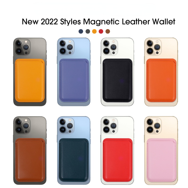 Bao Da Điện Thoại Nắp Lật Nam Châm Có Ngăn Đựng Thẻ Cho iPhone 13 Pro Max 12 Mini 12 Pro