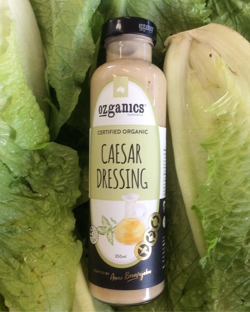 Sốt Salad Hữu Cơ Ozorganics loại Caesar, giấm táo Balasamic, kem bơ Creamy Avocado Dressing