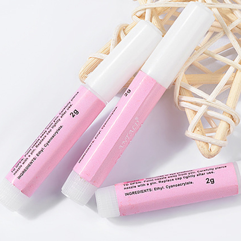 10 pcs Lọ keo dán móng tay giả nghệ thuật siêu dính tiện lợi