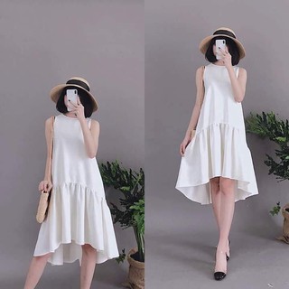 Váy bầu sát nách đuôi cá